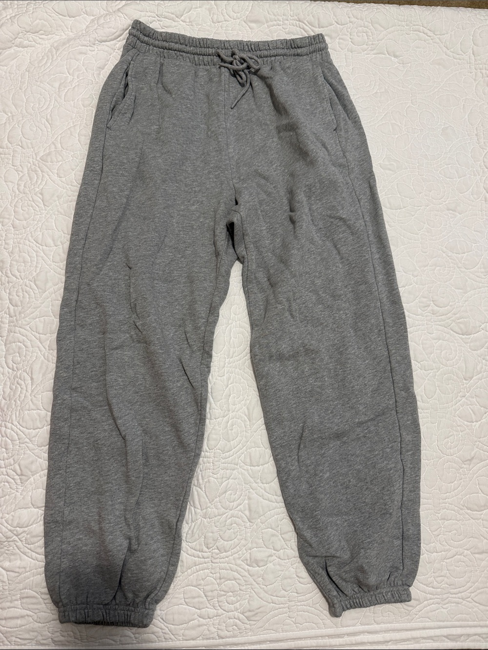 Old Navy Gray Elastic Waist Jogger Sweatpants